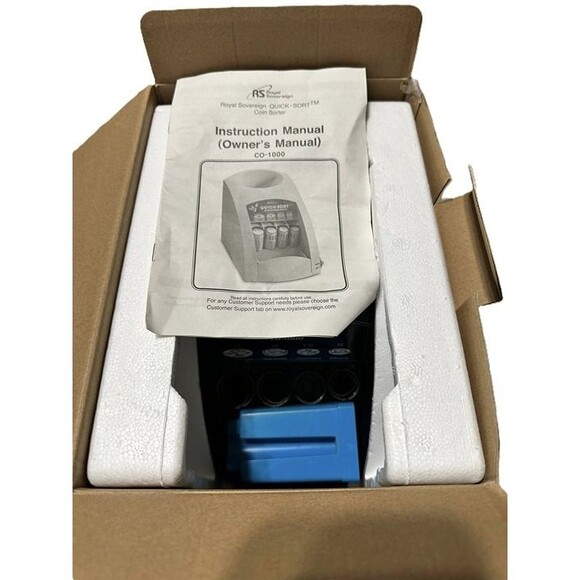 Royal Sovereign CO-1000 Electric Coin Sorter – Fast Automatic Coin Counter - Picture 3 of 5
